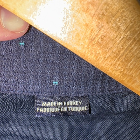 Stone Rose Dark Blue Patterned Shirt small - Picture 5 of 7